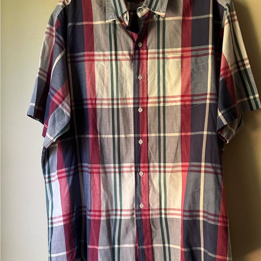 Men's Multicolor Plaid Shirt